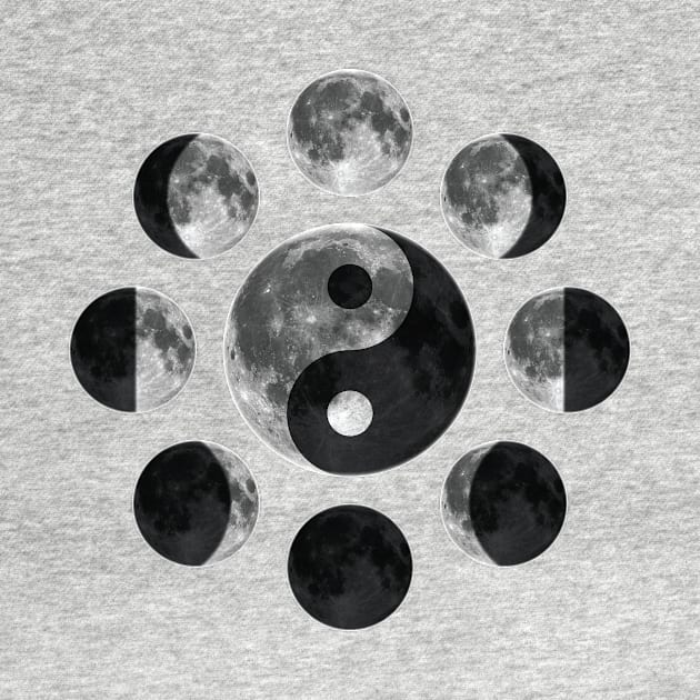 Ying Yang Moon Phases by meownarchy